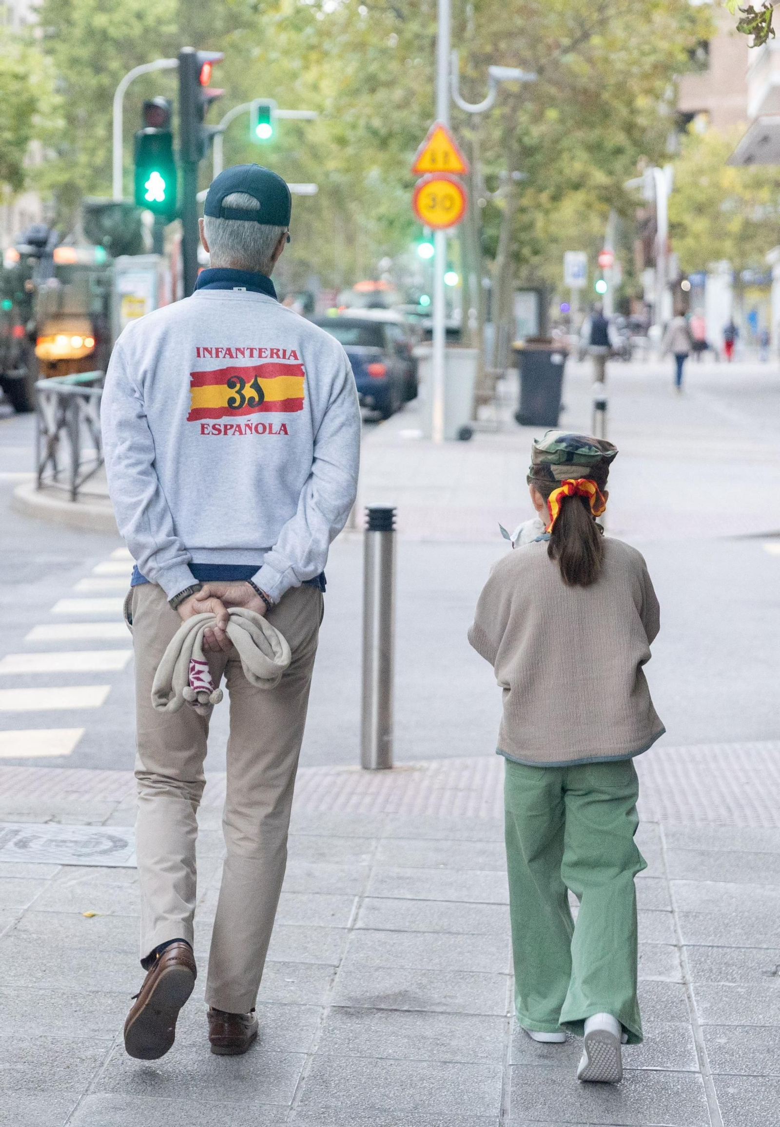 El desfile por el Día de la Fiesta Nacional, en imágenes