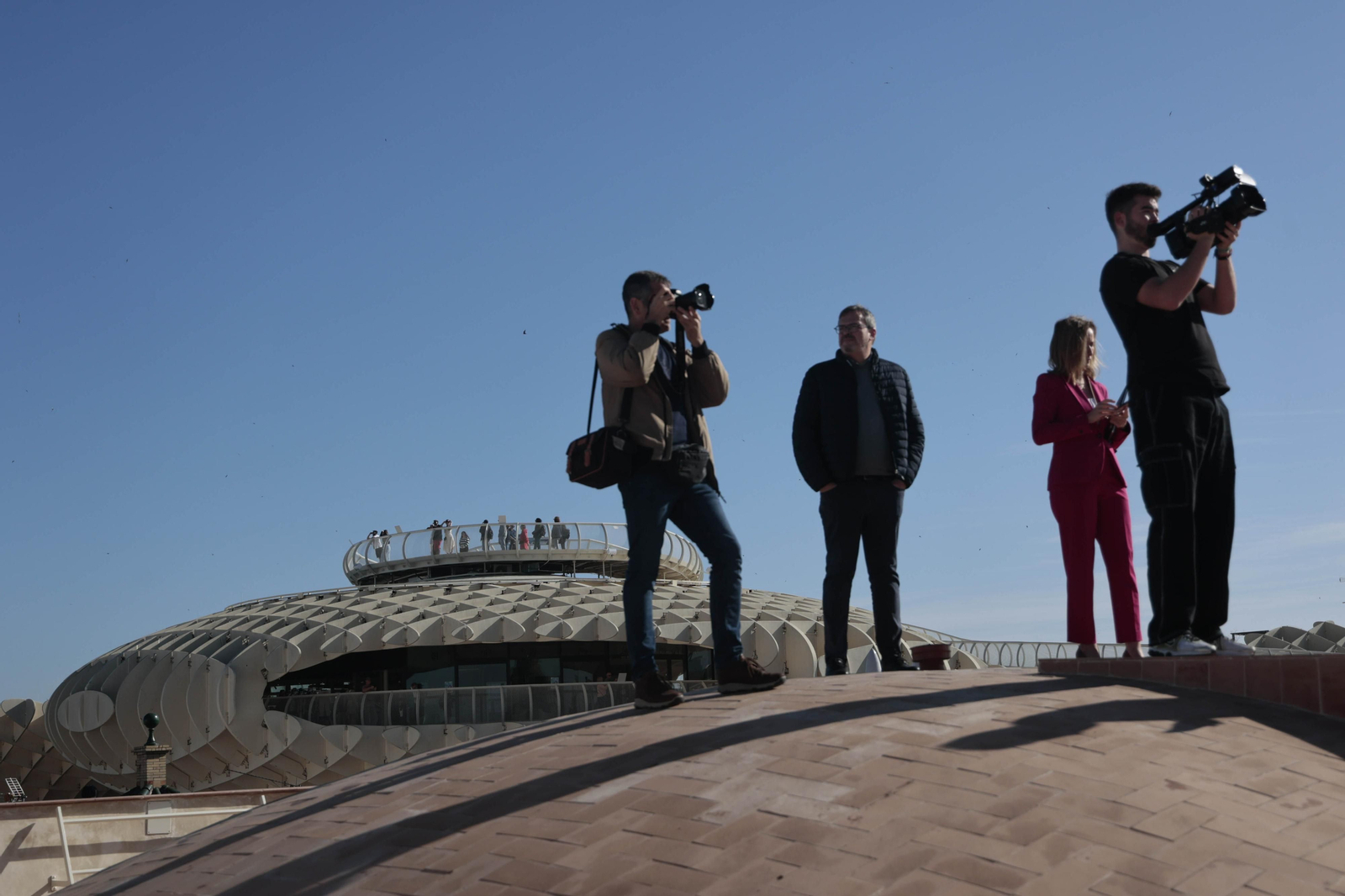 Inauguración de las cubiertas de la iglesia de la Anunciación