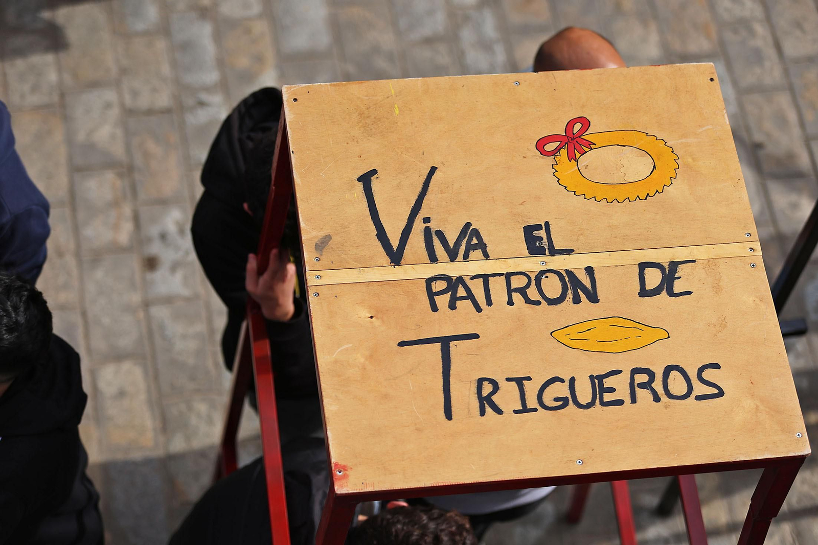 Imágenes de las tiradas de San Antonio Abad en Trigueros