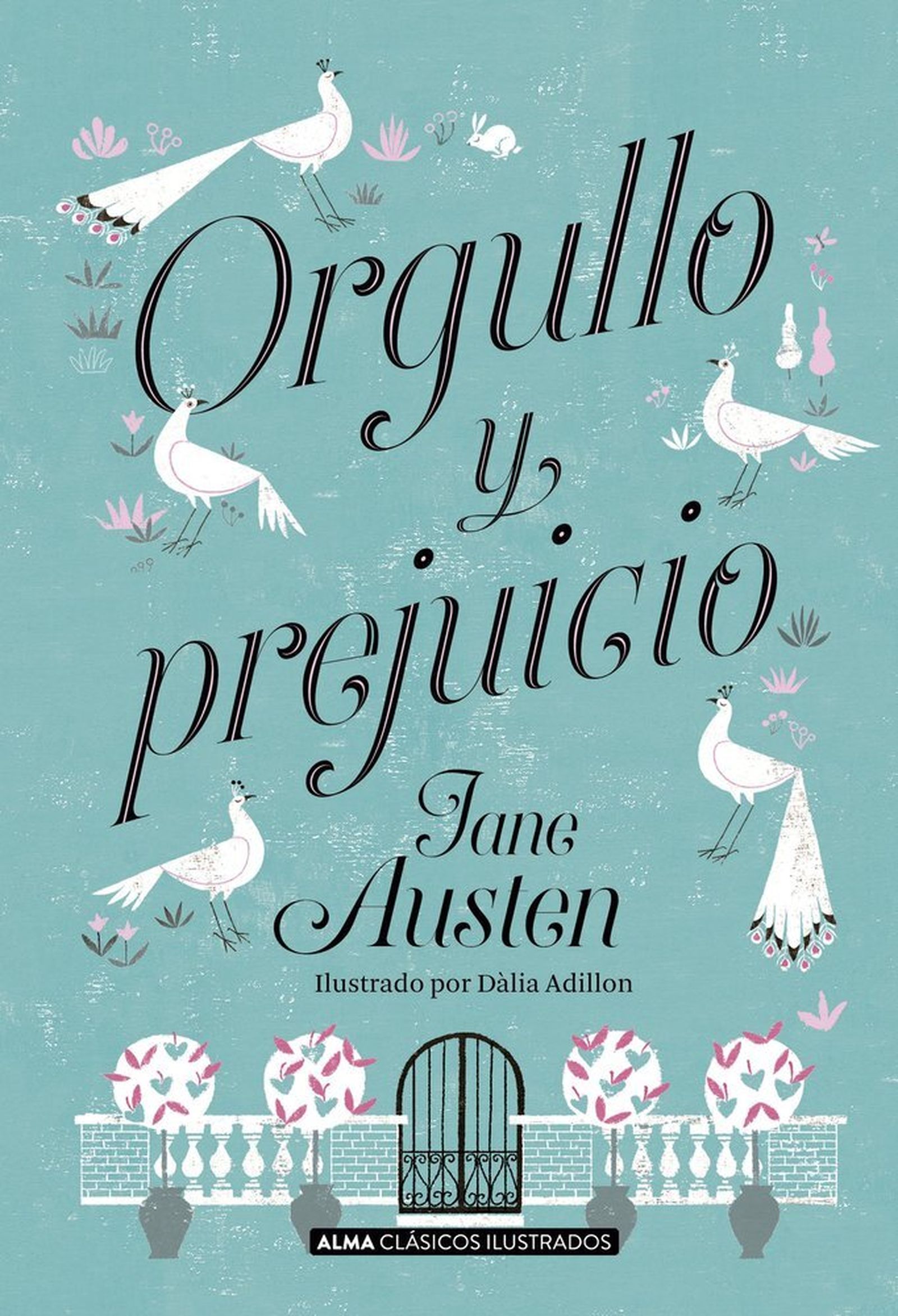 Portada ilustrada de Orgullo y prejuicio