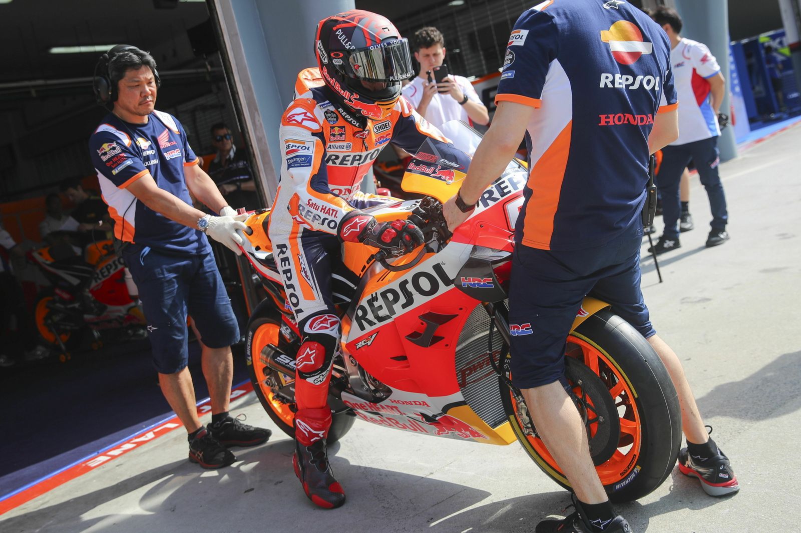 Imágenes del primer test oficial de MotoGP