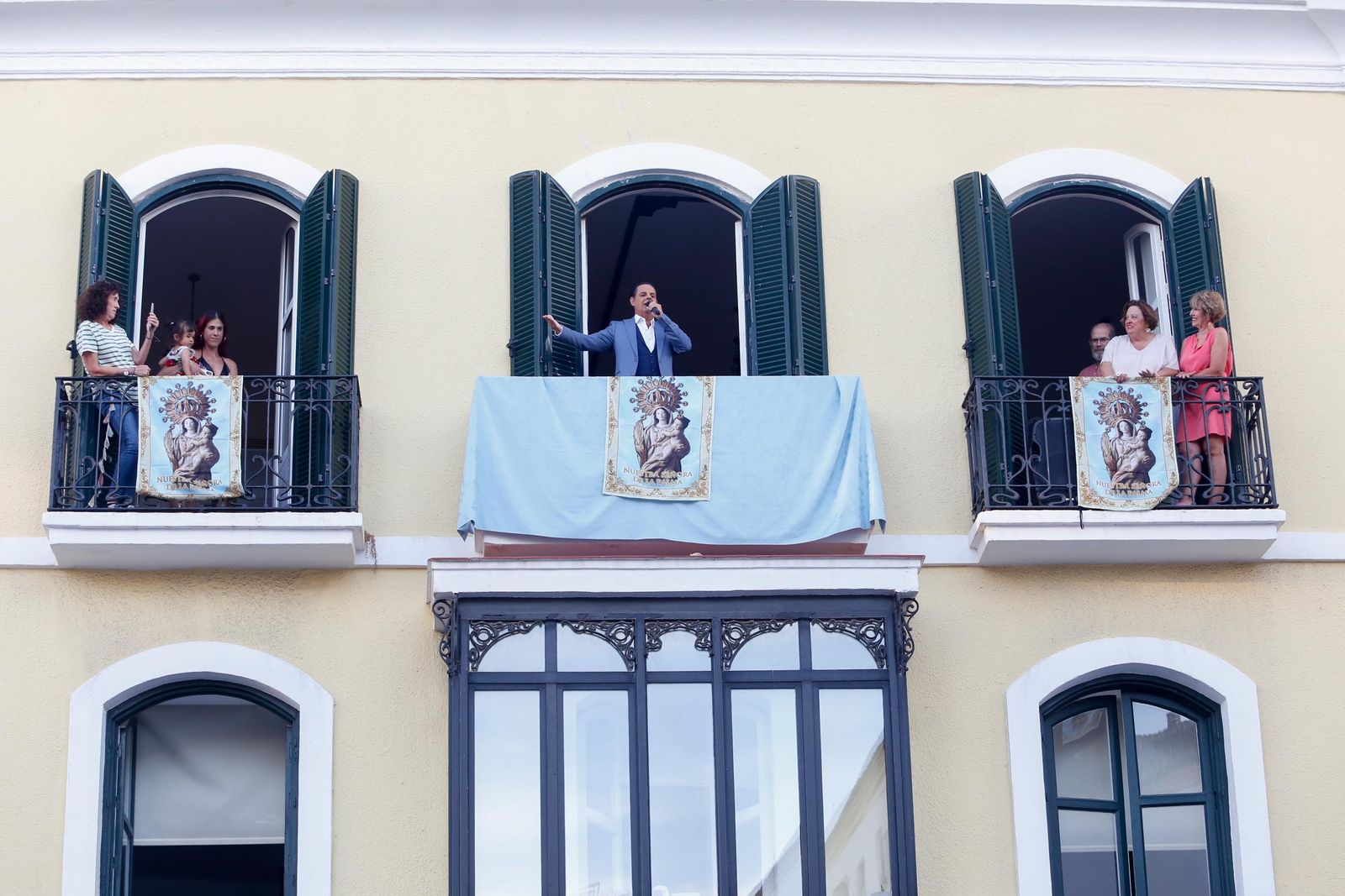 Procesión de la Virgen de la Palma, en imágenes