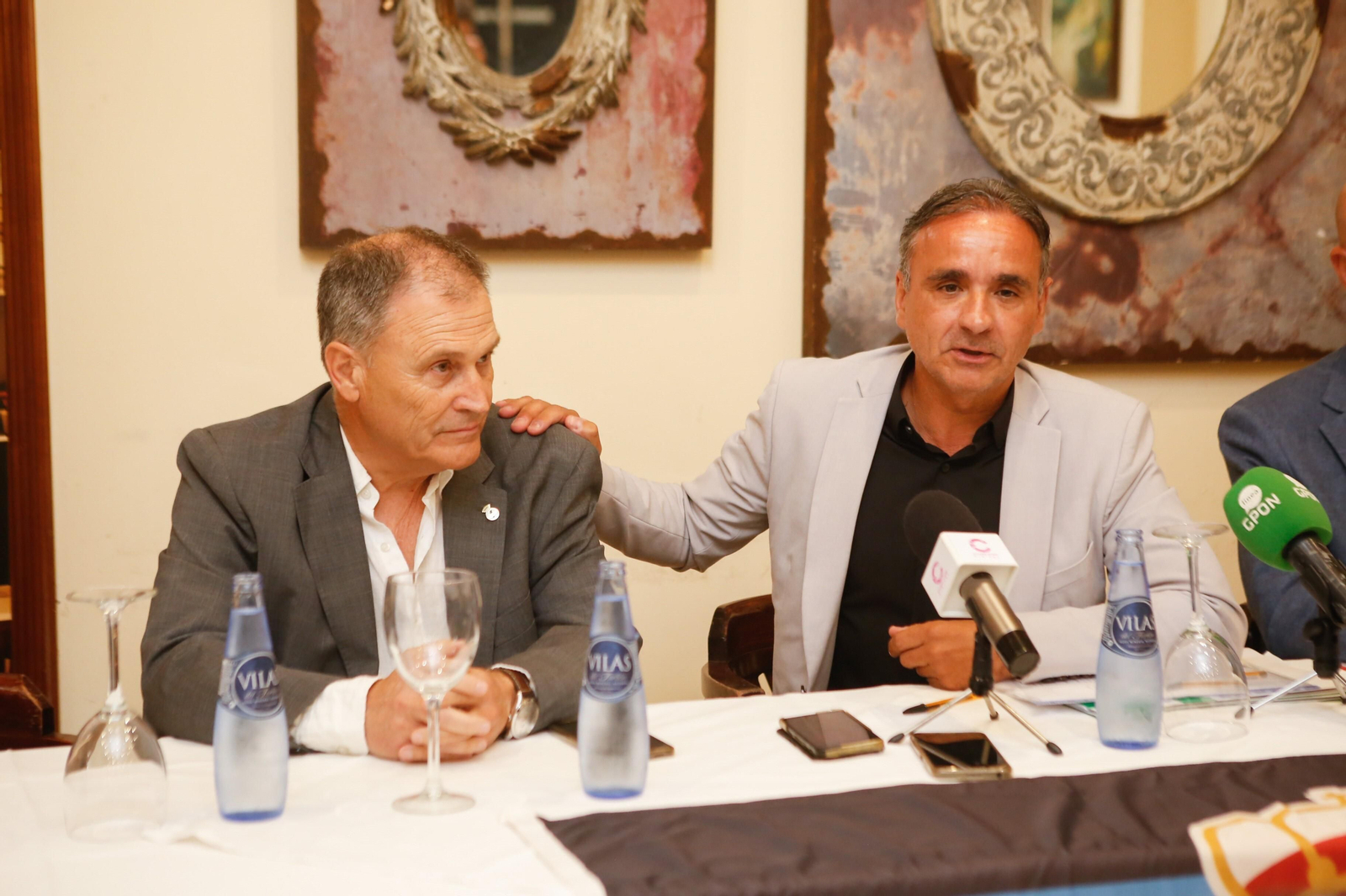 Las fotos de la presentación de Mario Galán y Miguel Rivera en la Balona