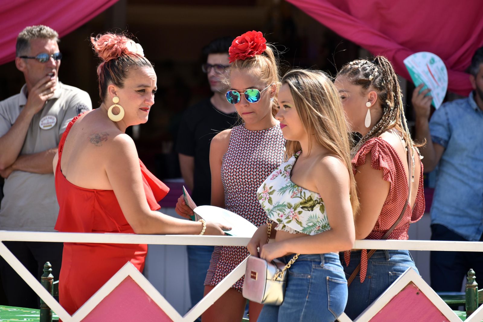 Las imágenes del Día de la Mujer en la Feria de La Línea