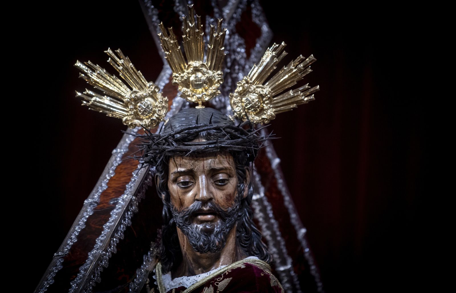 Imágenes de la veneración a Jesús Nazareno