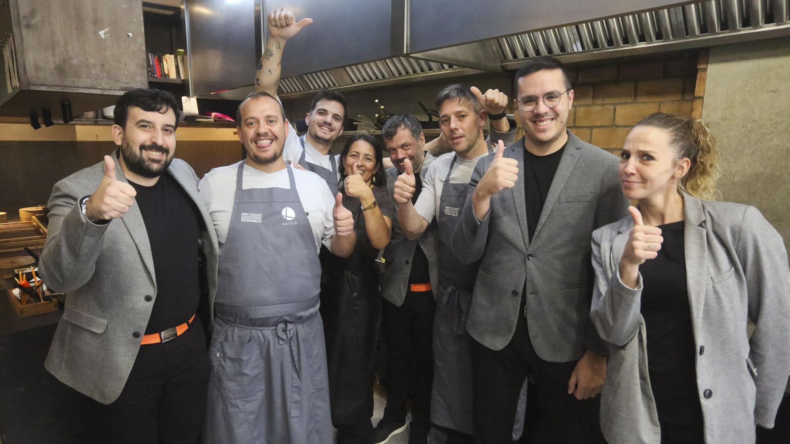 El equipo del Restaurante Kaleja El equipo del Restaurante Kaleja