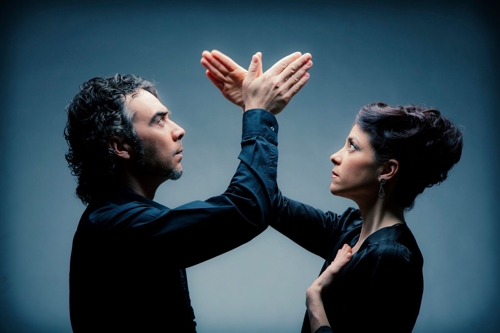 El prestigioso dúo, durante su espectáculo 'Colección Privada'.