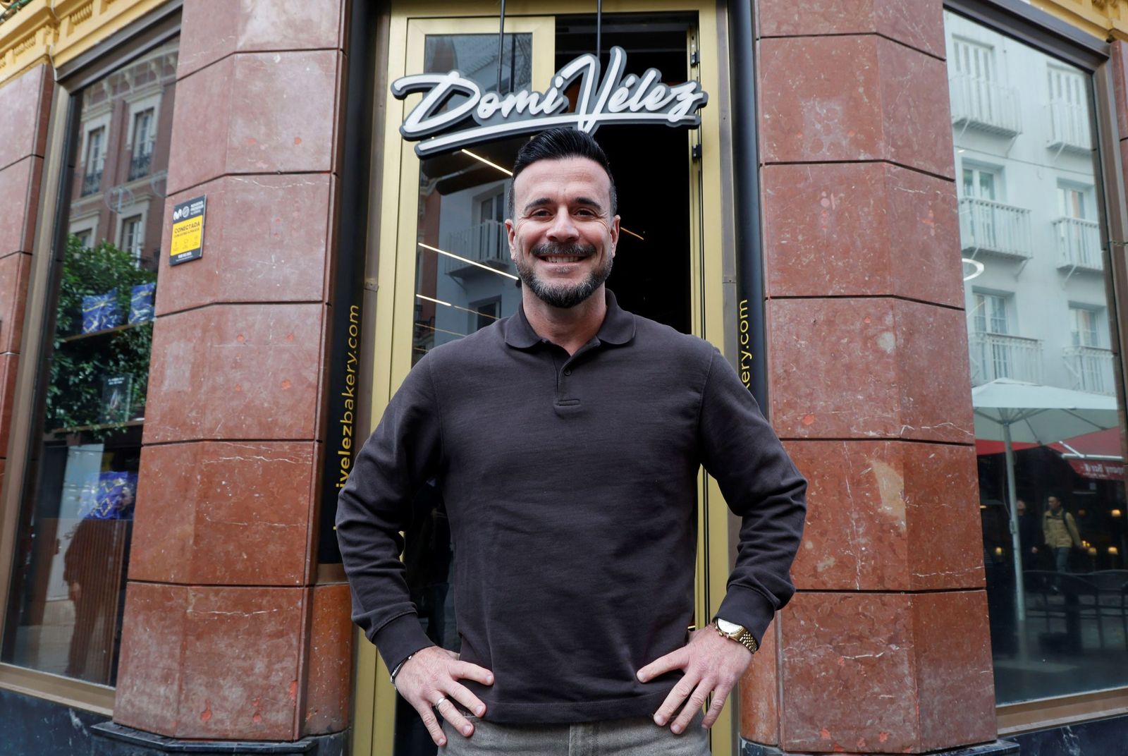 El panadero Domi Vélez.