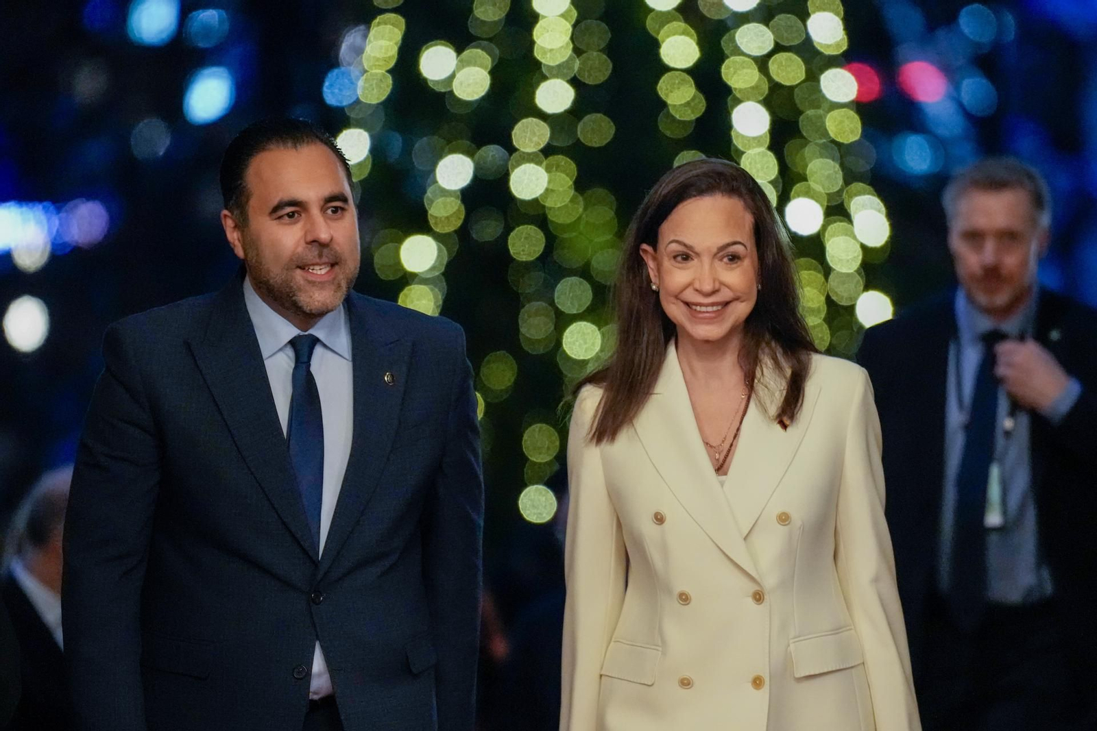 Las fotos de la Premio Nobel de la Paz María Corina Machado en Oslo