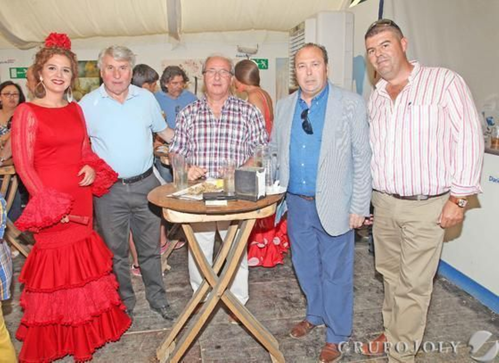 Manuel Rodríguez, Rafael Córdoba, Pepe Reyes, Marisa López y Benjamín Sánchez.

Foto: Vanesa Lobo