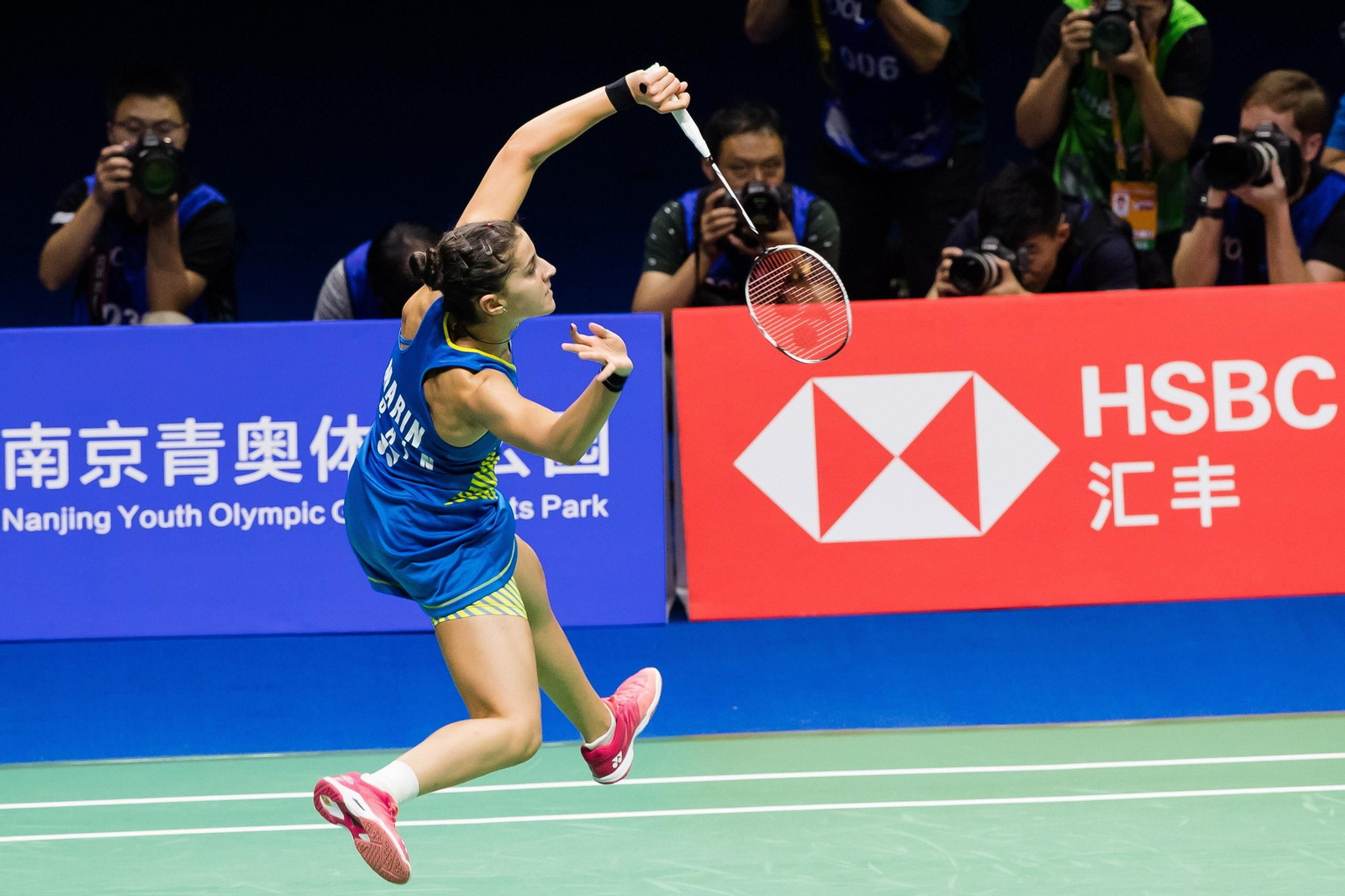 Las imágenes de la final del Mundial de Bádminton entre Marín y Sindhu