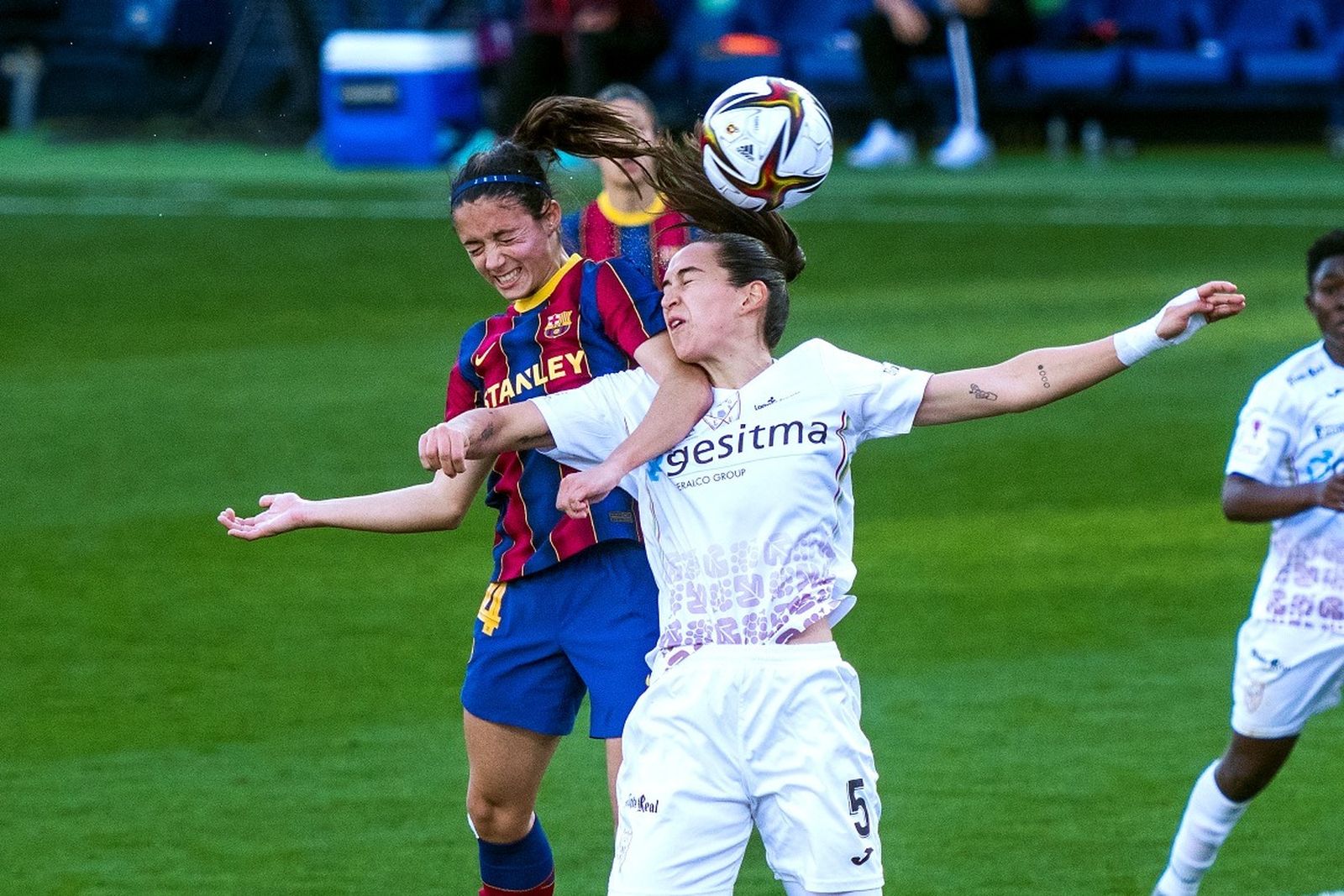 Las fotos de la final de la Copa de la Reina Barcelona-Logroño en La Rosaleda