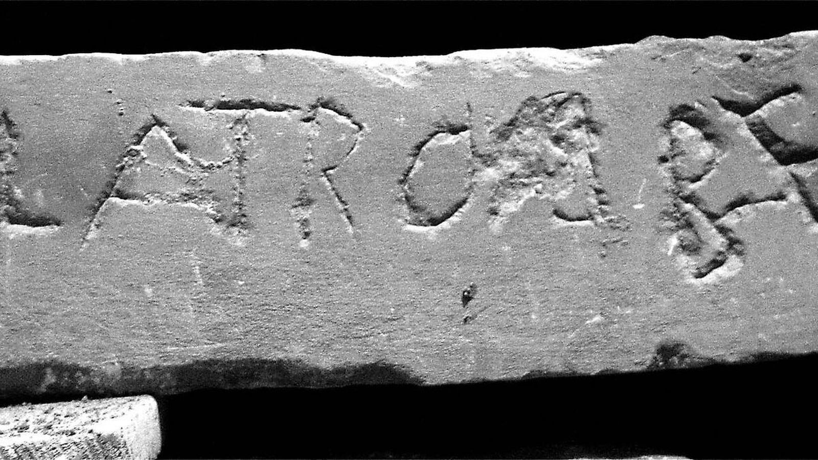 Inscripción 'Balbo latre': Balbo Ladrón