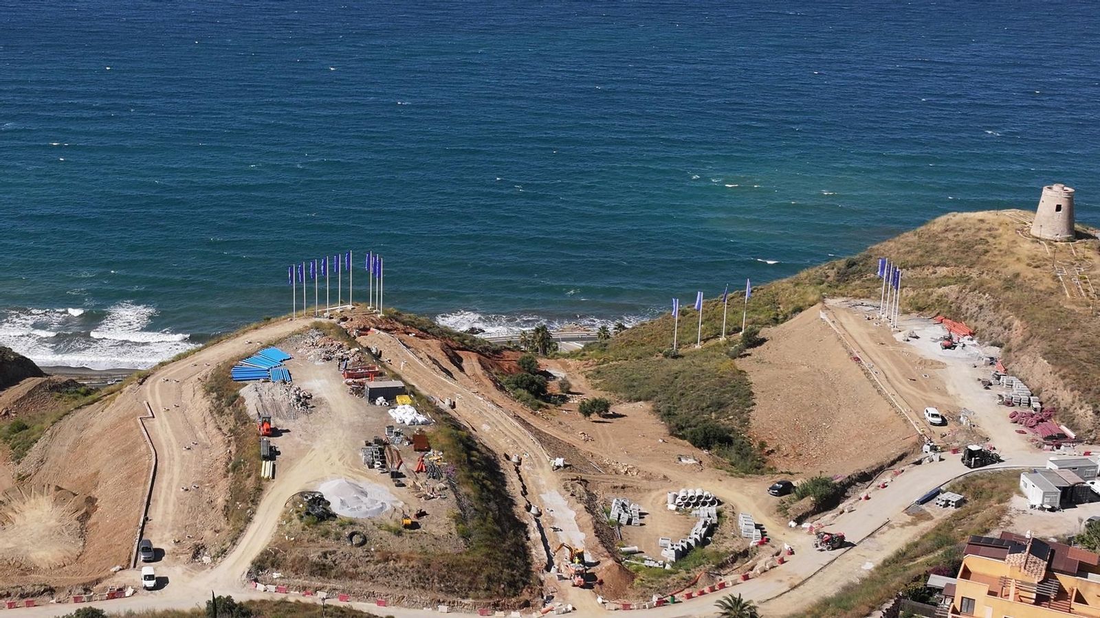 Zona donde se construirá Proa, la nueva promoción de viviendas de Metrovacesa en Vélez-Málaga.