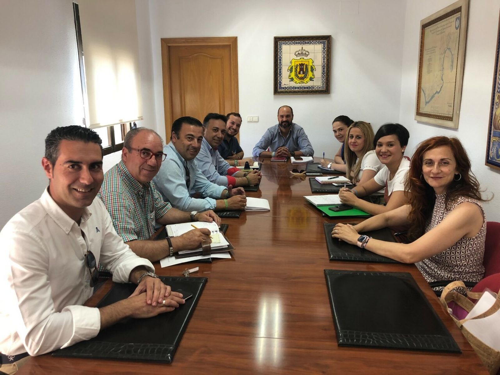 El nuevo equipo de gobierno de Los Barrios, presidido por Miguel Alconchel.