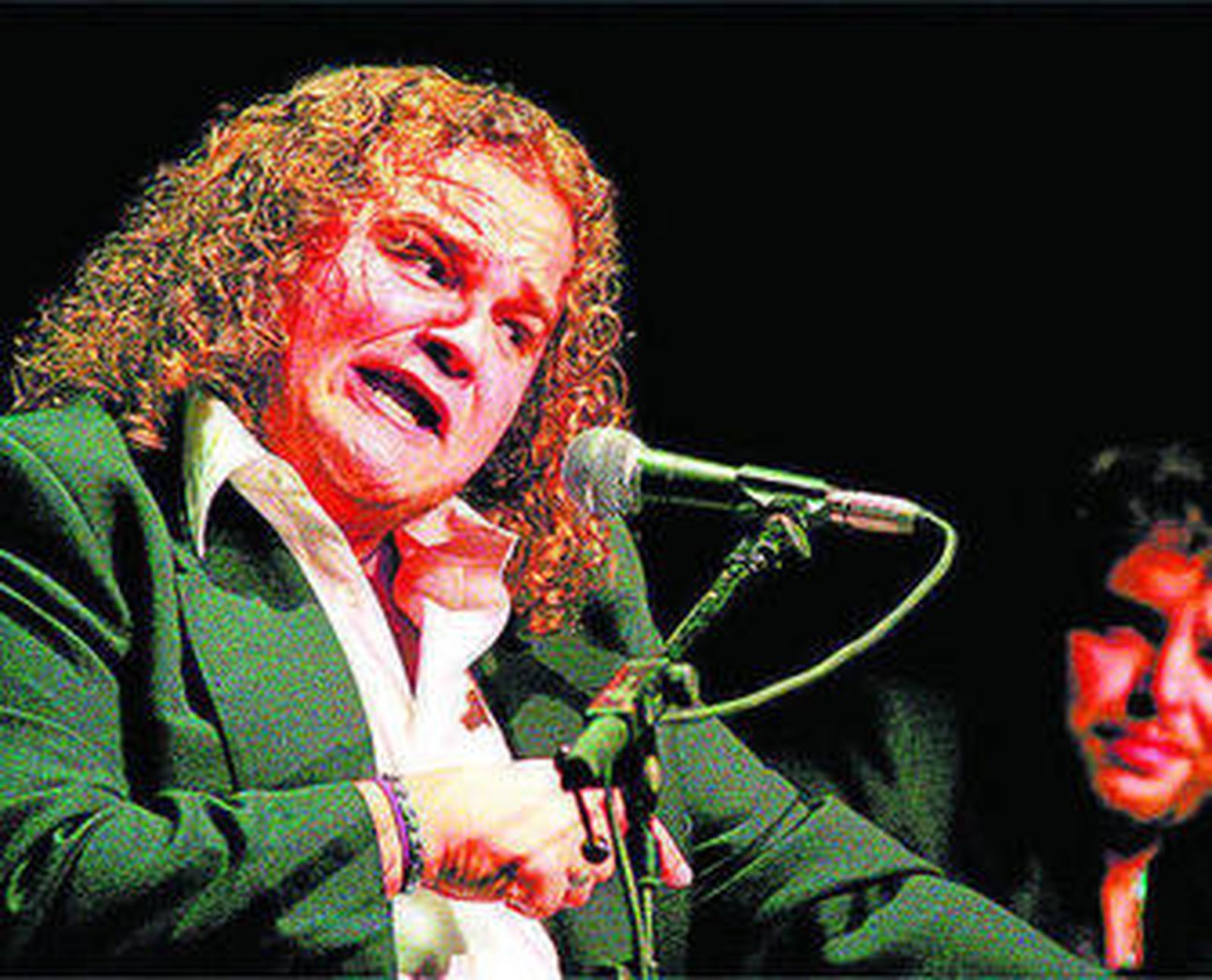 Ezequiel Benítez, en una actuación en la ciudad.