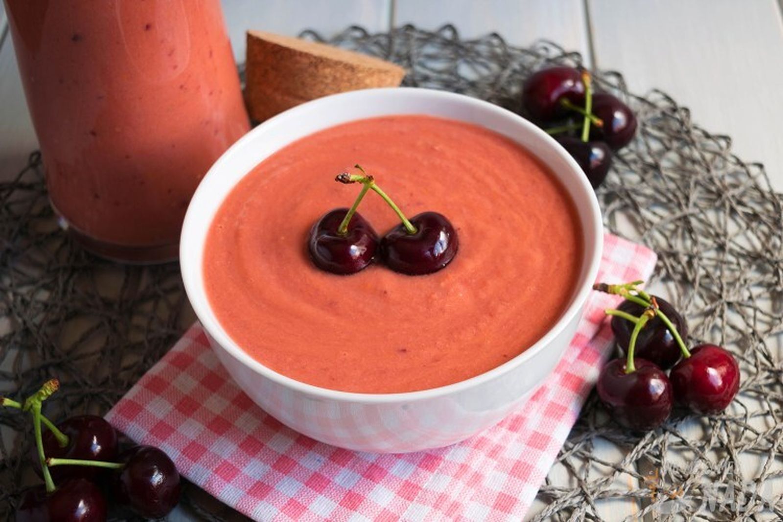 Receta de gazpacho de cerezas