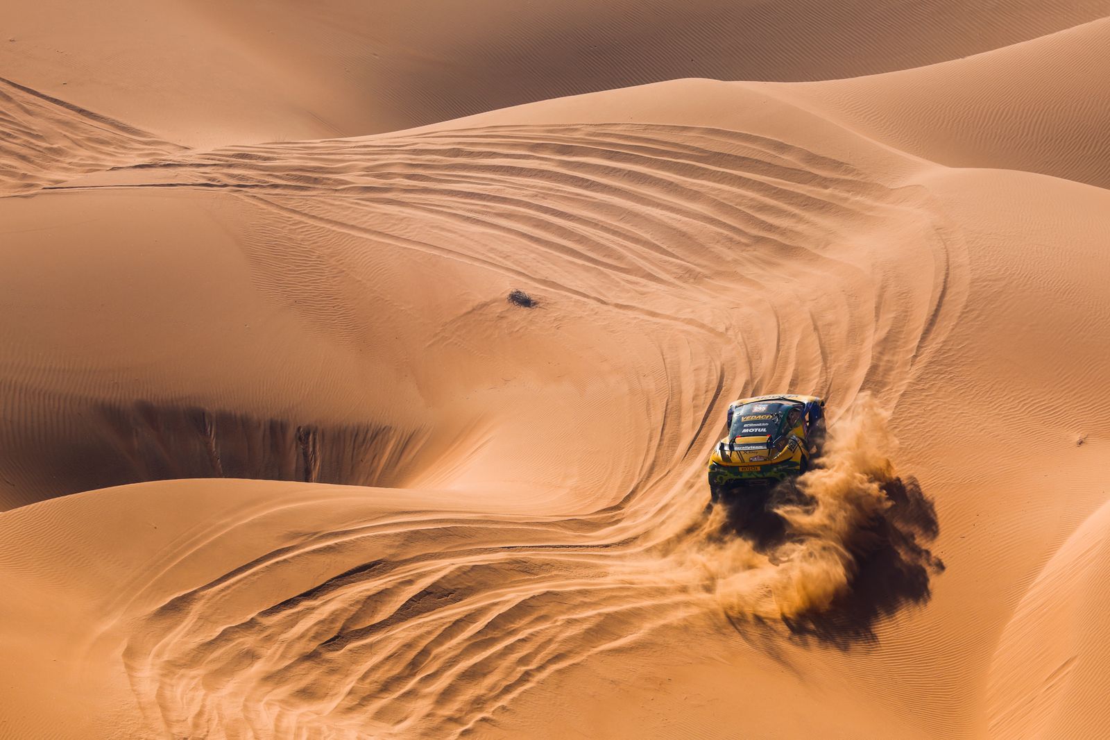 Las mejores fotos del Dakar por las dunas