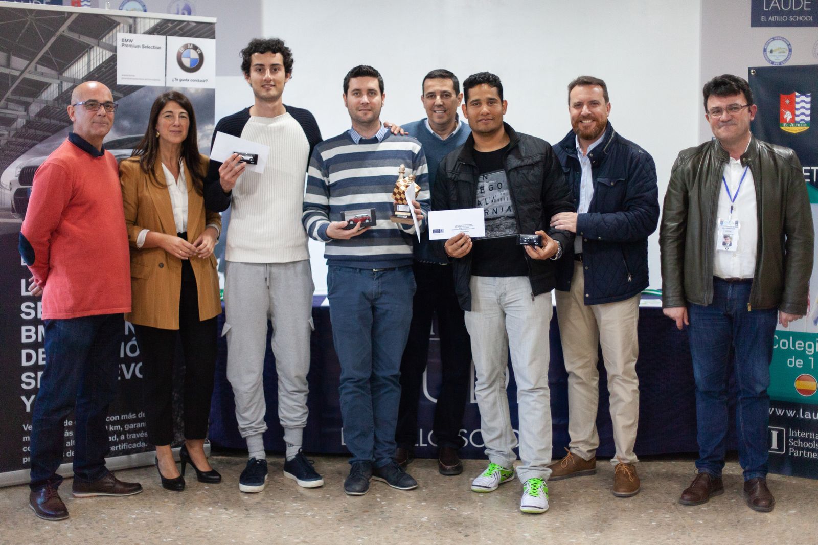 Ibarra, Gómez de Ledo y Merario, los tres primeros clasificados del XVII Open LAUDE El Altillo School BMW Movijerez.