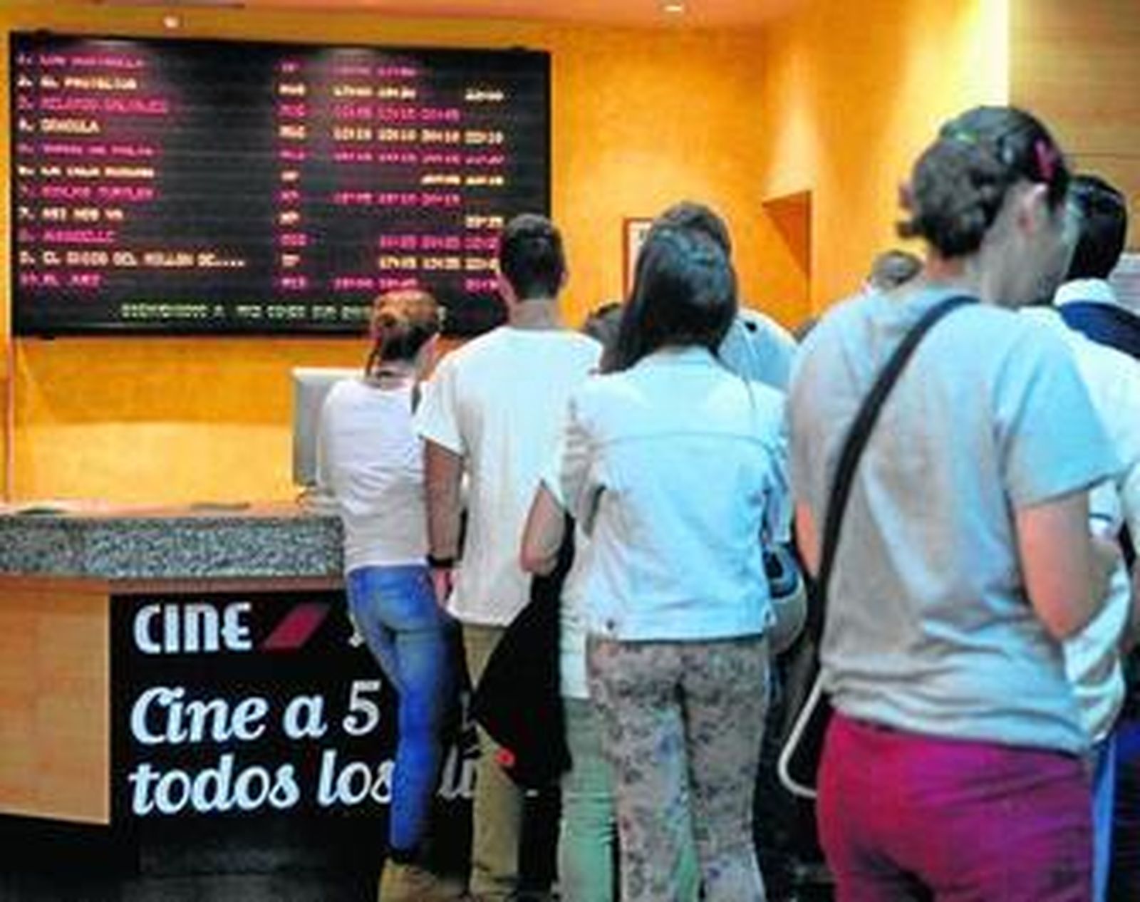 Una imagen de Cine Sur Bahía de Cádiz, el pasado año durante la Fiesta del Cine.