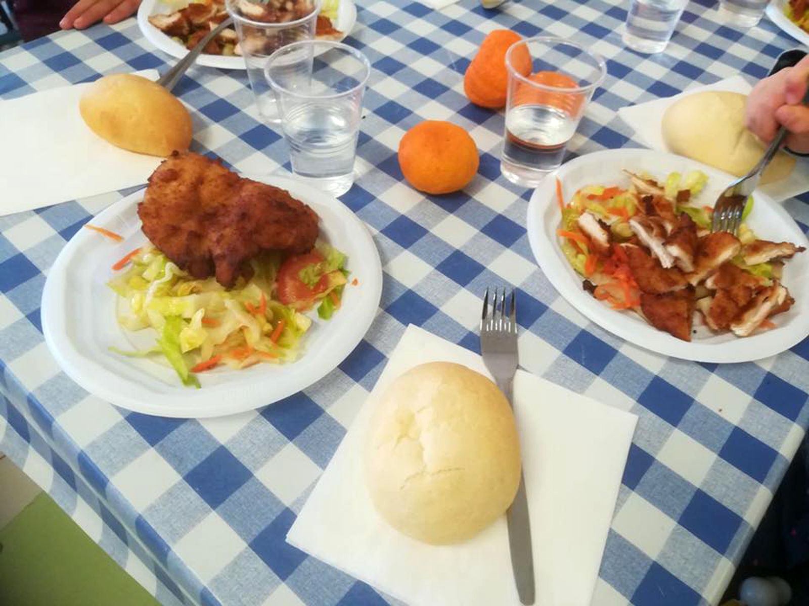 Almuerzo en un comedor escolar, en una imagen de archivo.