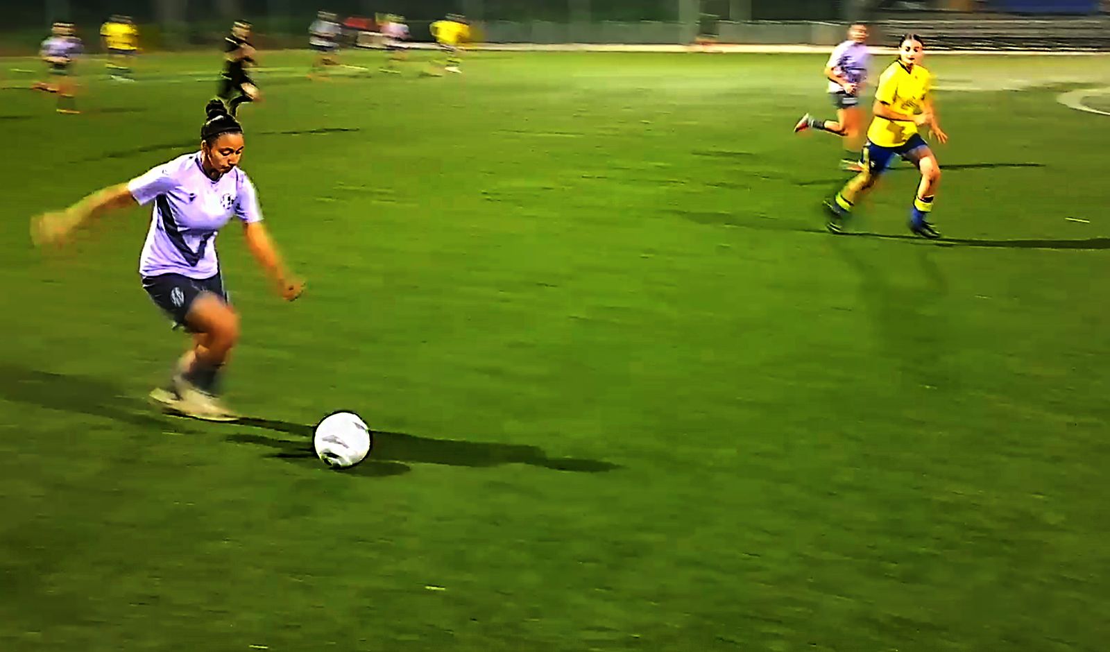 Un lance del partido contra el Cádiz.