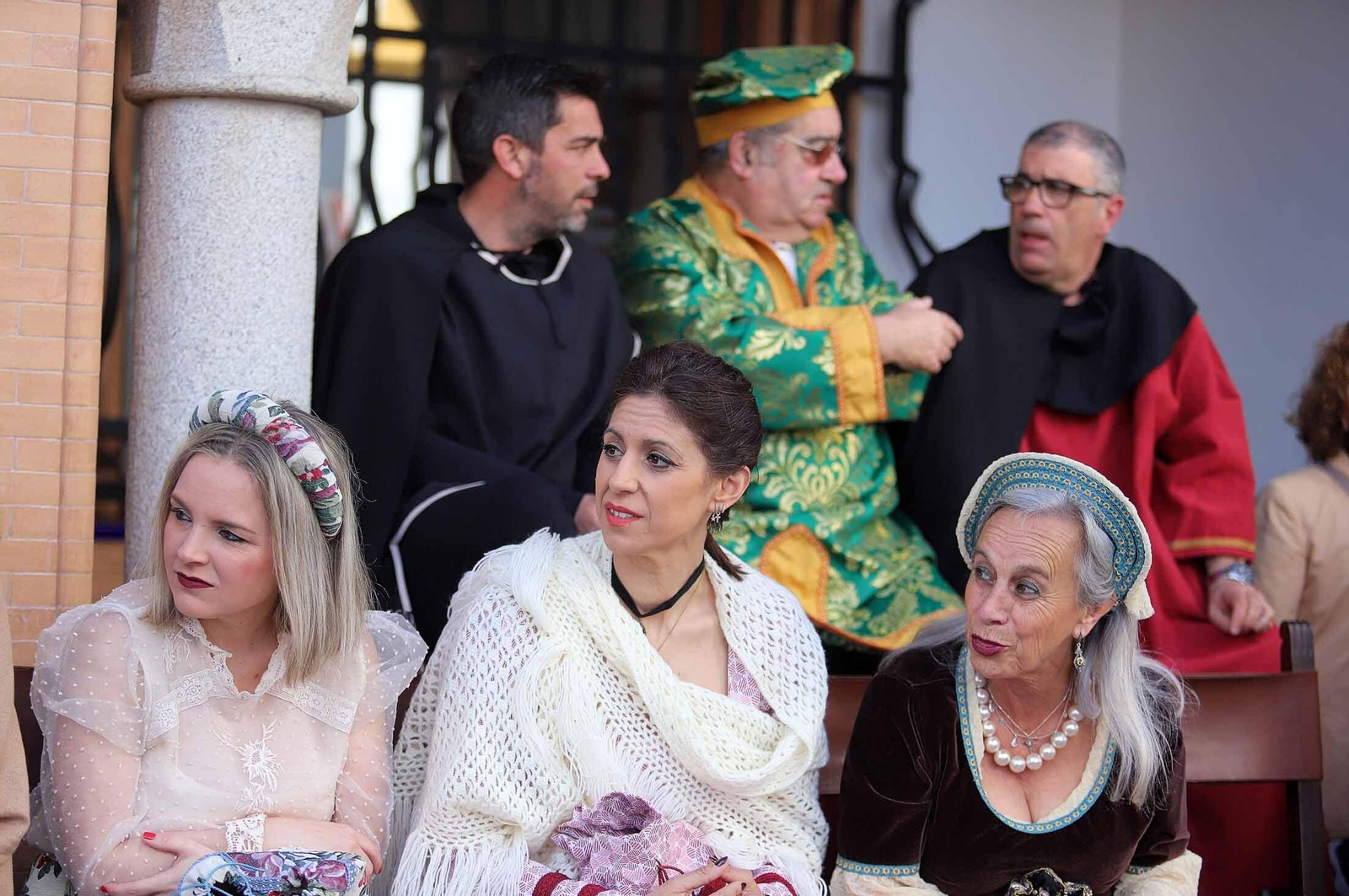 Imágenes del gran ambiente en la Feria Medieval de Palos de la Frontera, Huelva
