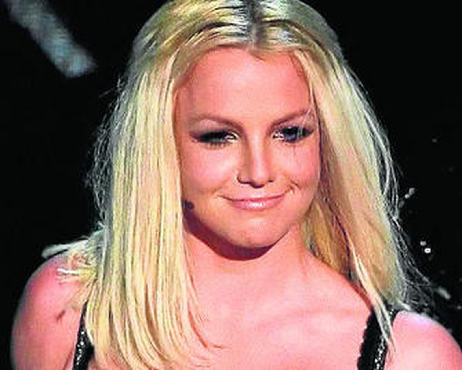 La cantante en su regreso a los escenarios.