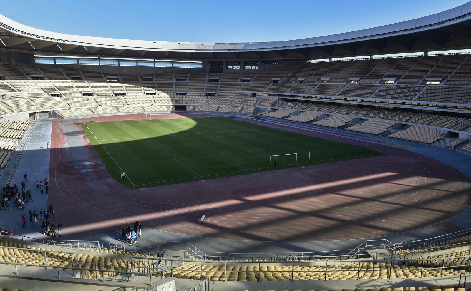 Vista del interior del Estadio de la Cartuja.