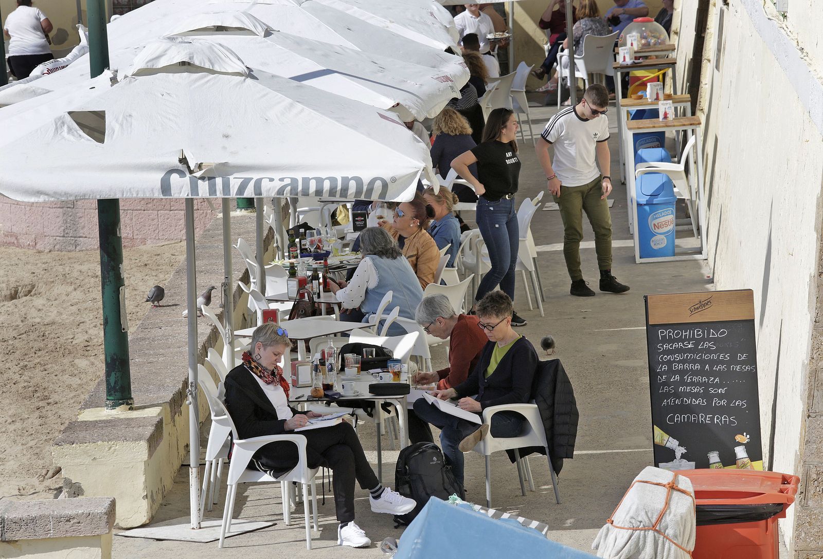 Imágenes del estado de alarma en cadiz - día 2
