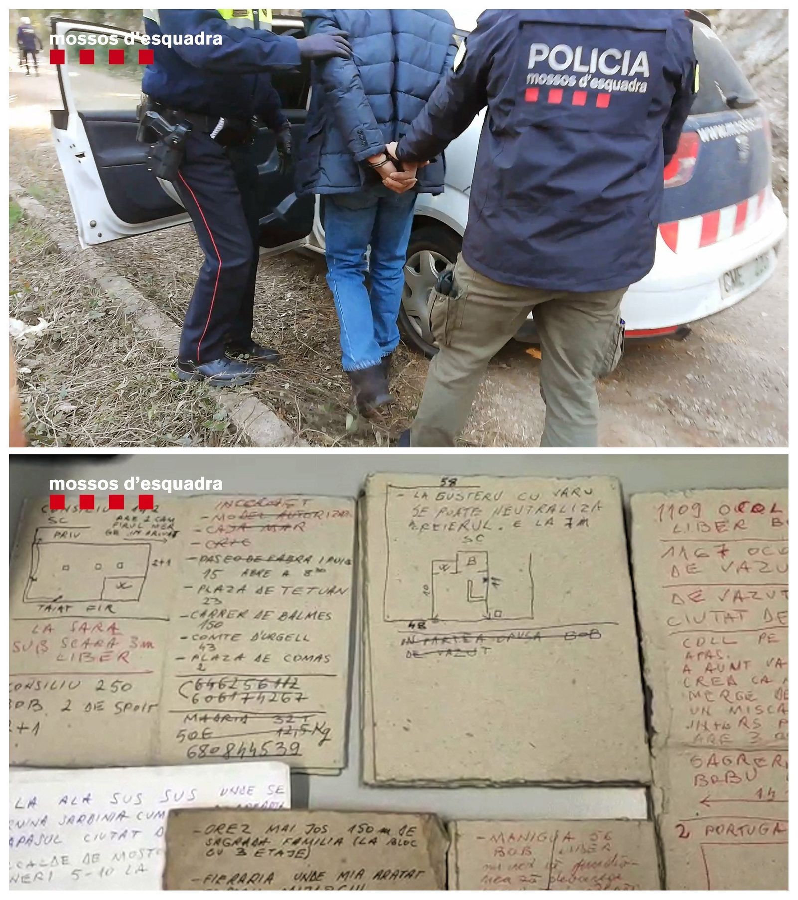 Uno de los ladrones detenidos, que actuaban al mando de un contorsionista que actuaba según marcaba su horóscopo.