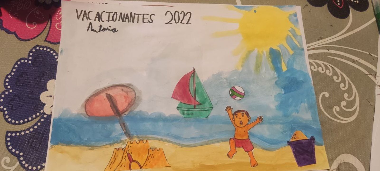 Dibujo con el IAM y la Junta de Andalucía  promueve el programa Vacacionantes 2022.