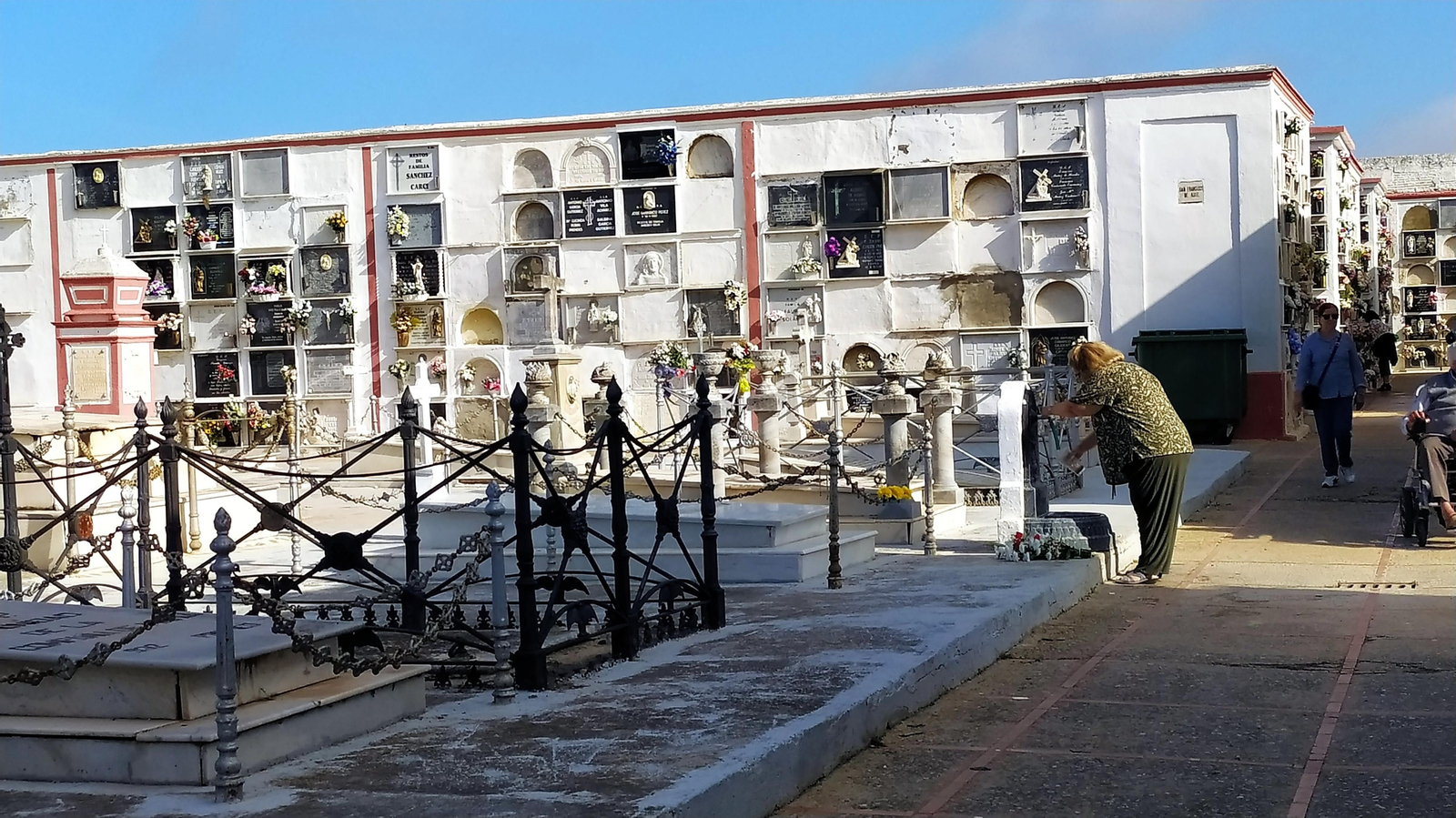 Día de los Difuntos en el cementerio de la ciudad de San Fernando