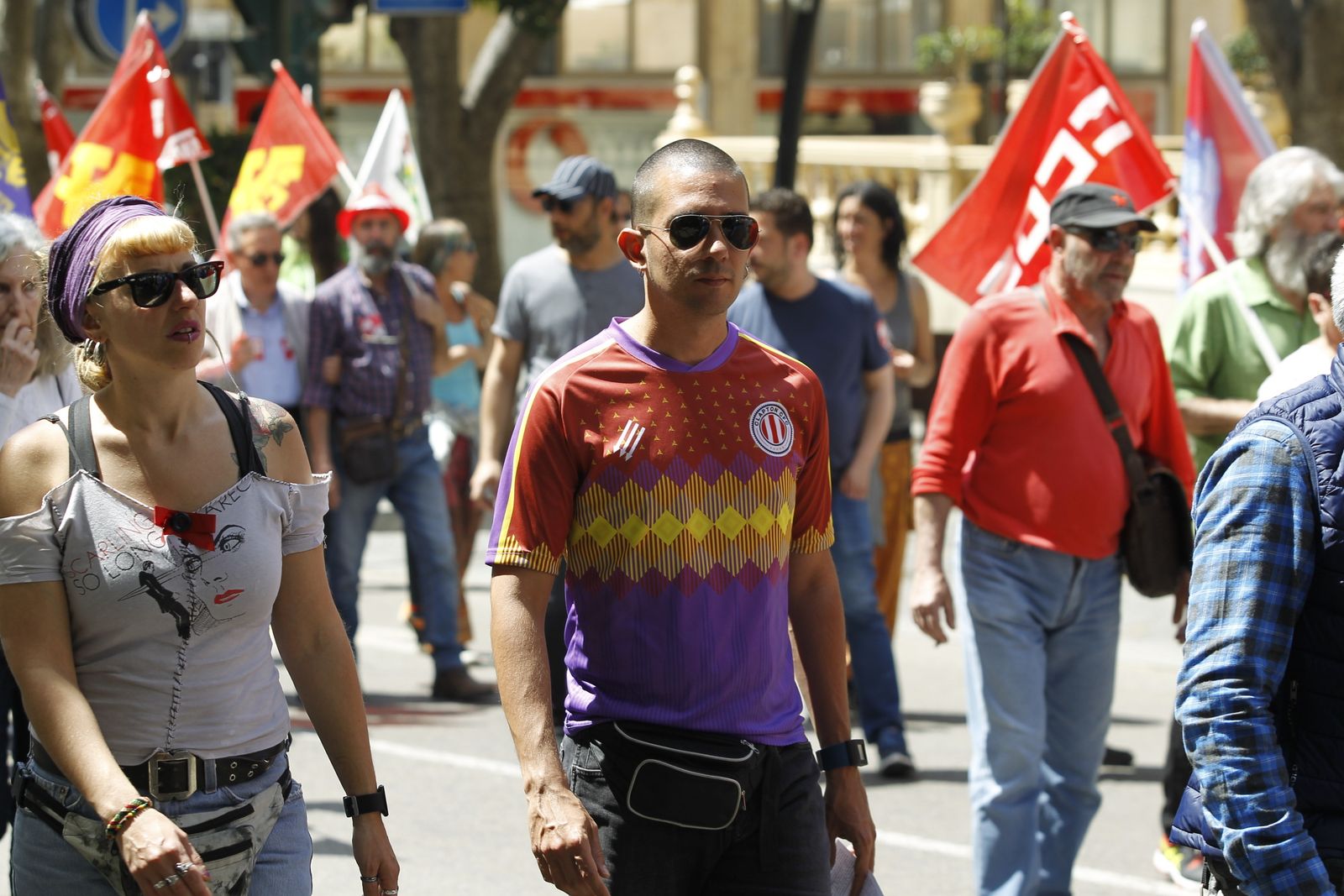 Fotogalería Manifestación del Primero de Mayo. Día Internacional de los Trabajadores. Almería