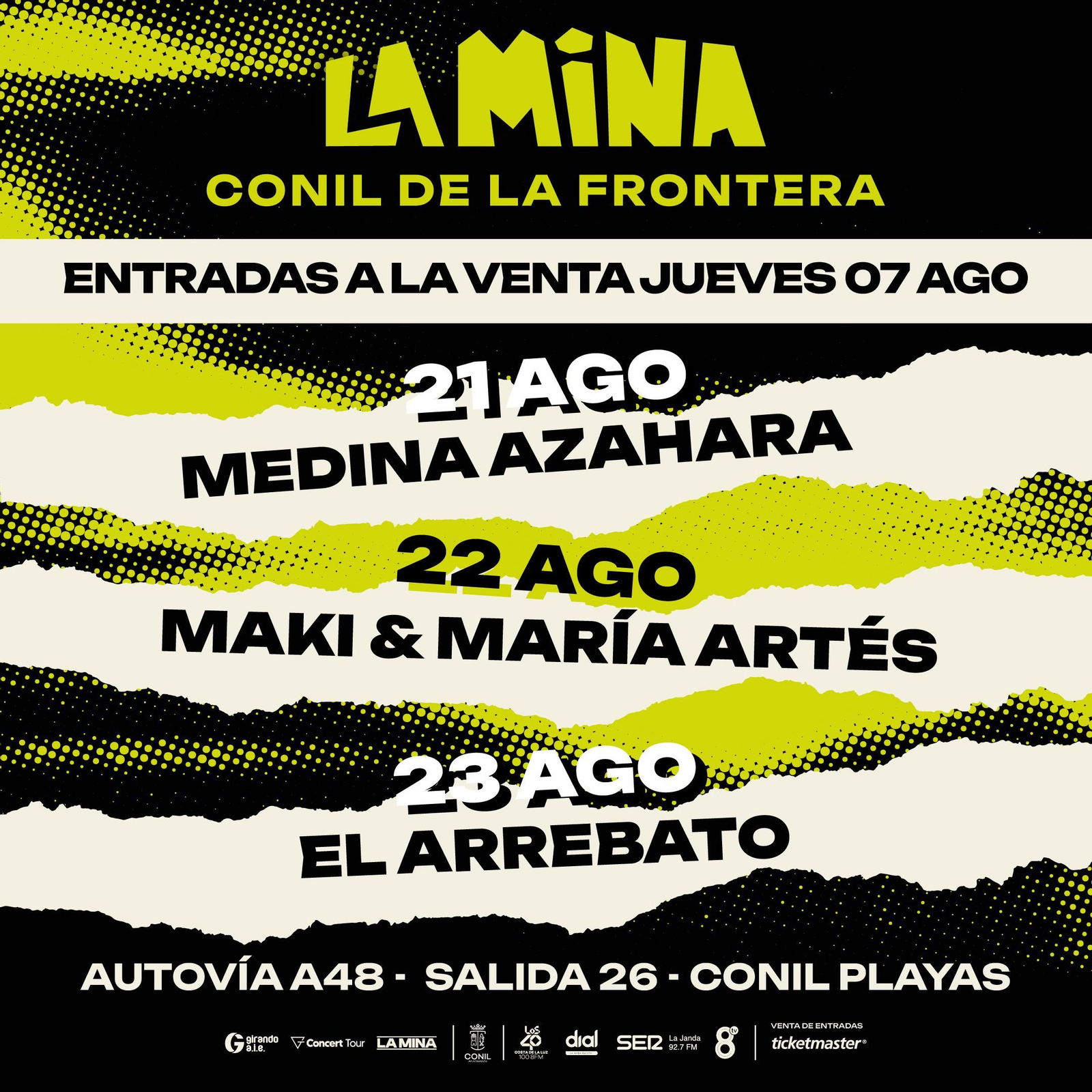 Cartel LA MINA Conil