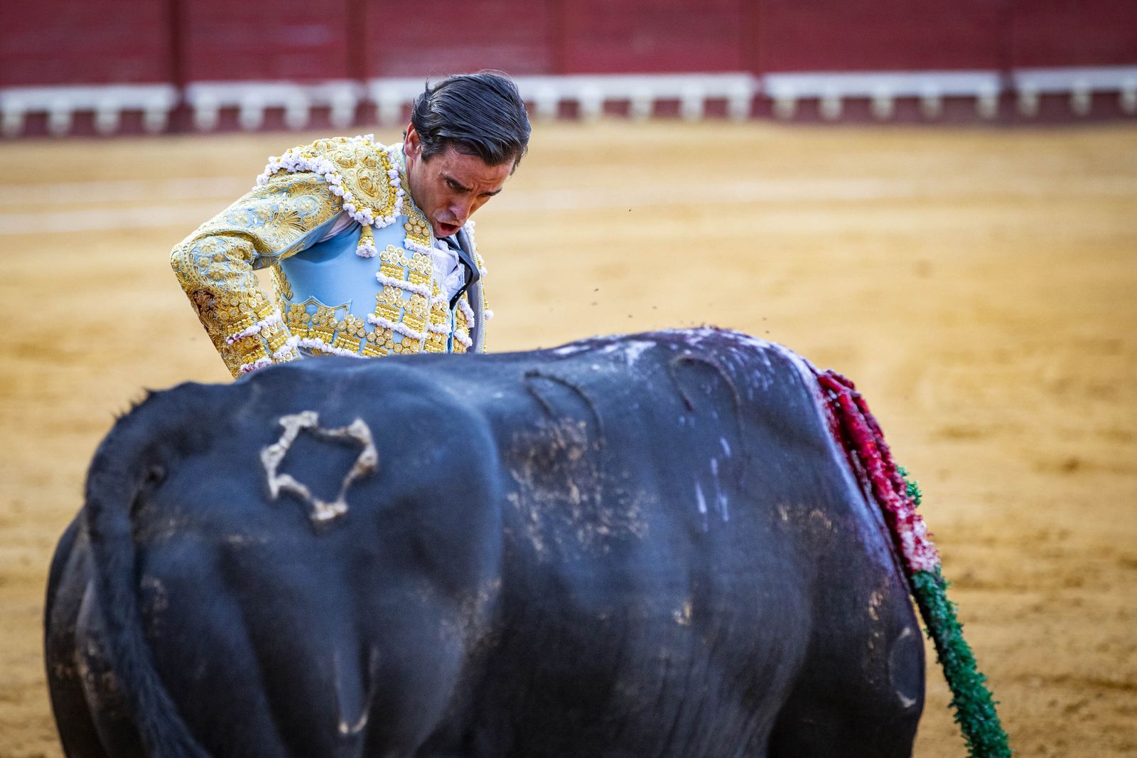 Daniel Crespo, Manzanares y Juan Ortega, en la plaza de toros de El Puerto