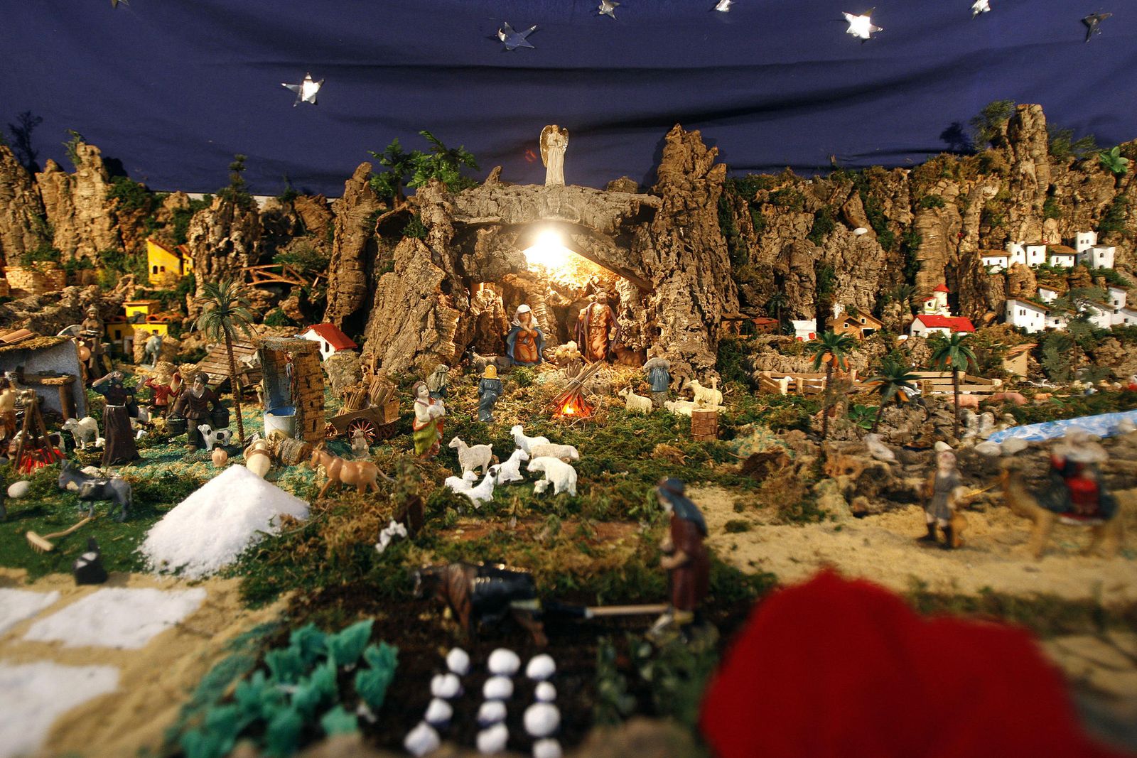 Un belén de la AVV Cerro del Moro.