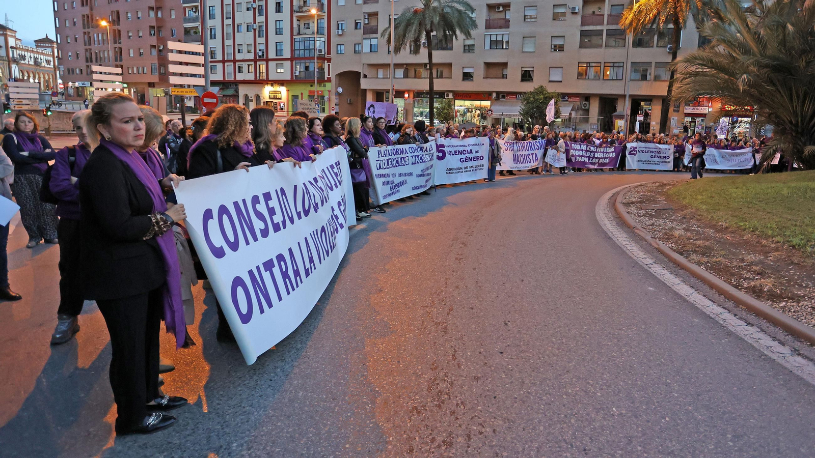 Imágenes de la manifestación del 25N 2024 en Jerez