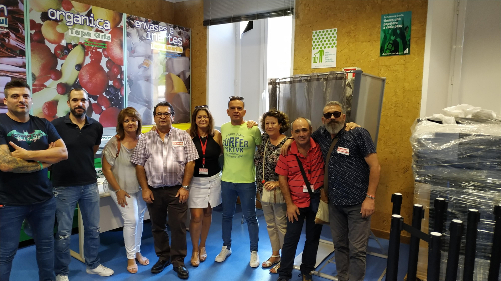 Delegados de CCOO en Sadeco.