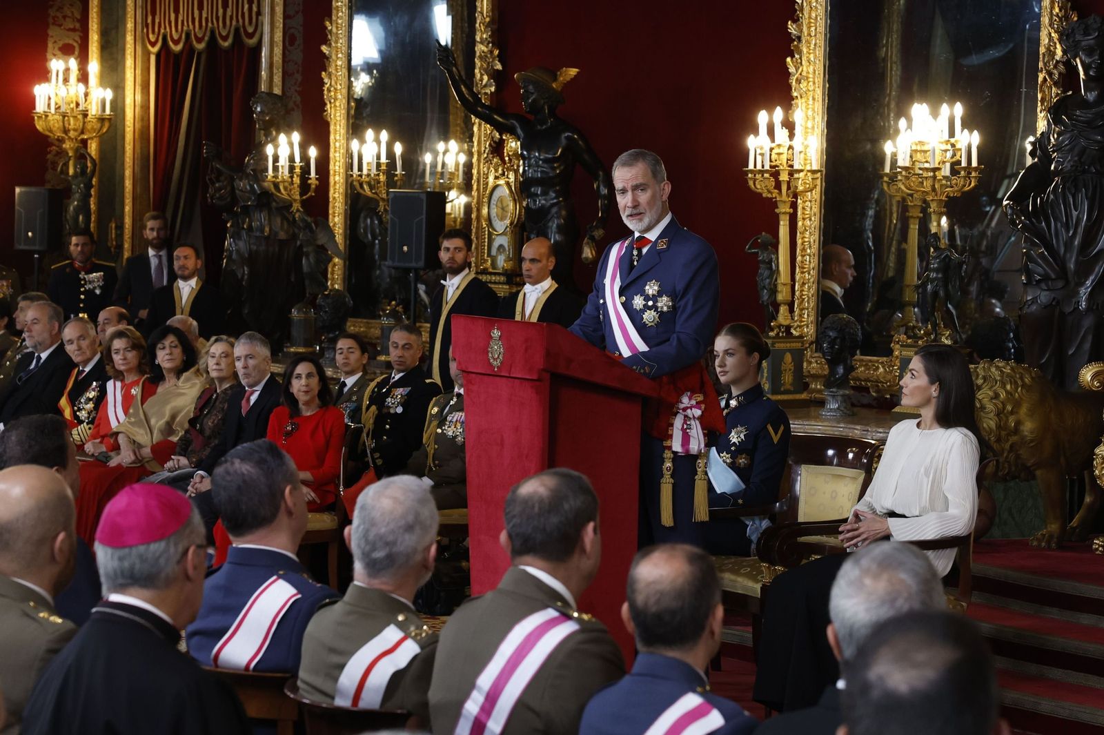 Las fotos de la celebración de la Pascua Militar en el Palacio Real