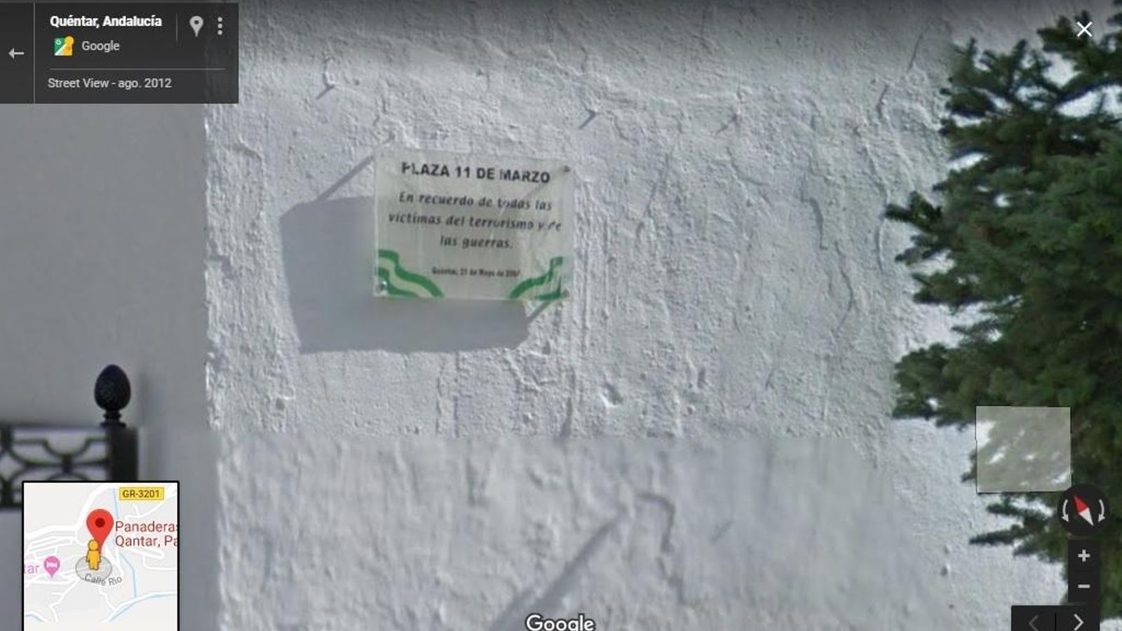 Plaza 11 de marzo de Quéntar