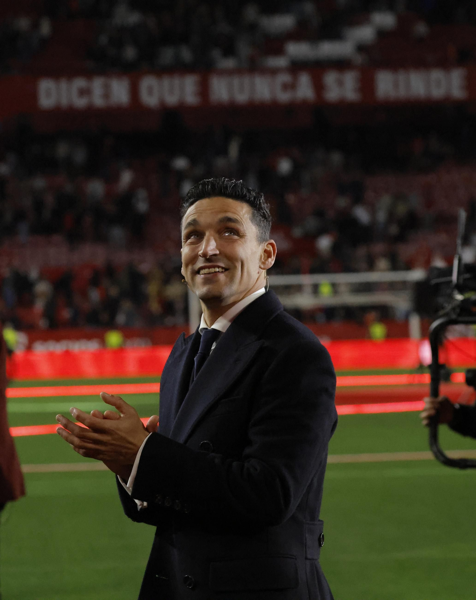 Las imágenes del homenaje a Jesús Navas