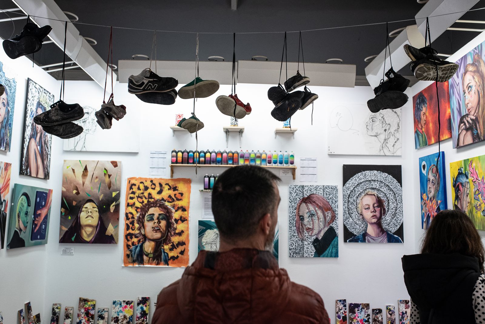 Imágenes de la inauguración de la muestra de Grafistas Onubenses