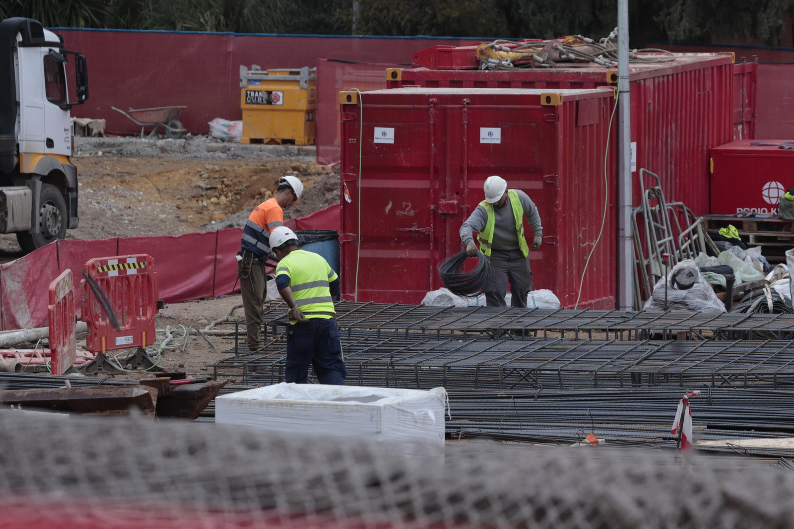 Obras en la antigua Tabacalera