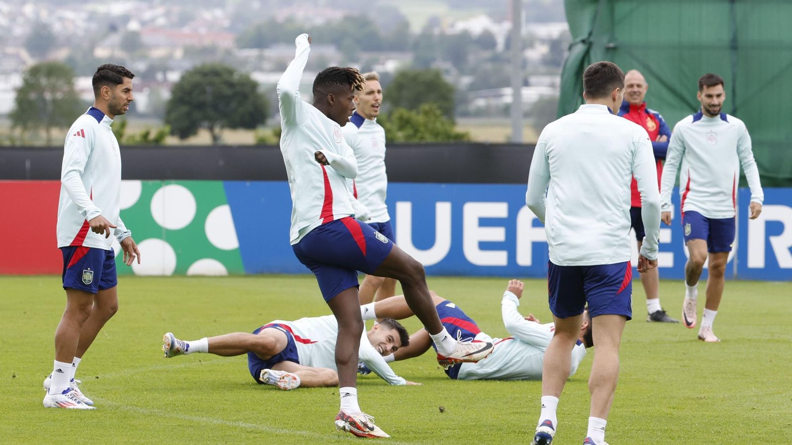 Las fotos de España antes del partido contra Alemania
