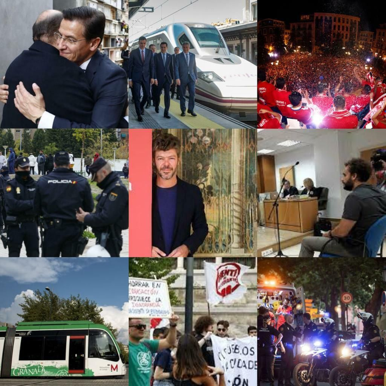 Granada dice adiós a 2019: El año del AVE, las urnas, el pacto, la listeria o el ascenso a Primera Granada dice adiós a 2019: El año del AVE, las urnas, el pacto, la listeria o el ascenso a Primera