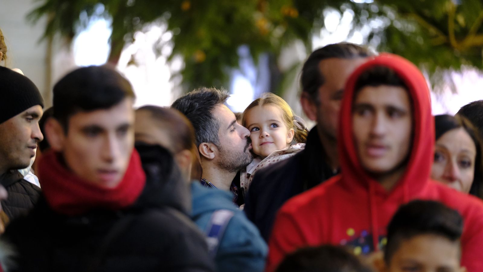 Emoción entre quienes asistieron a la cabalgata.
