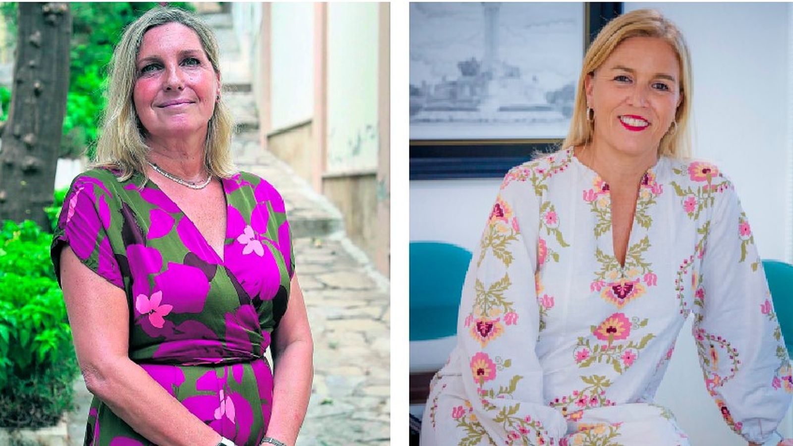 Susana Pérez Custodio y Eva Pajares.