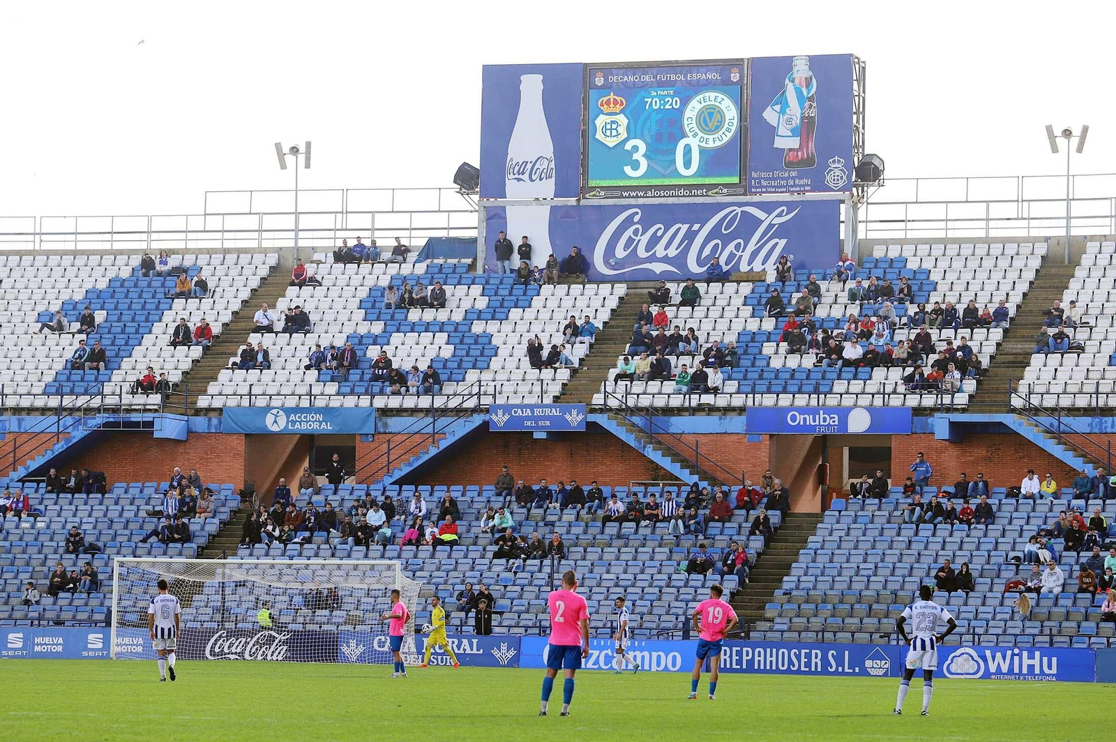 Imágenes del Recreativo de Huelva-Vélez