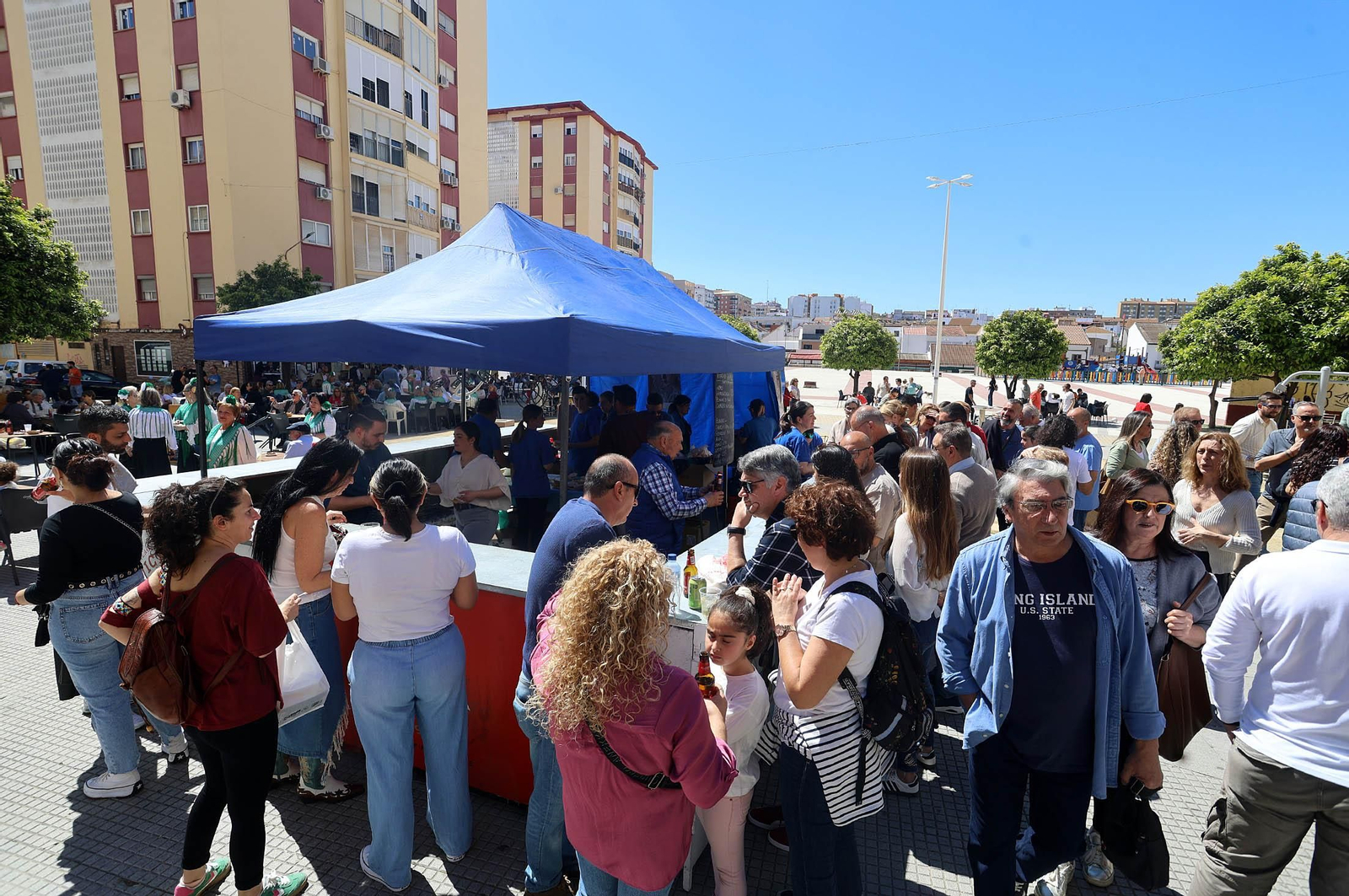 Imágenes del ambiente en el encuentro del gurumelo en el Parque de la Luz